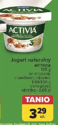 Carrefour Jogurt ze zbożami orzechami i miodem Danone Activia oferta