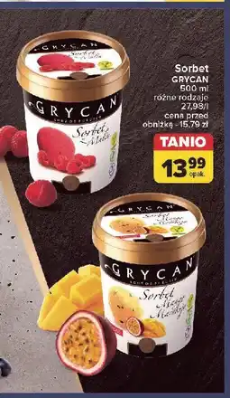 Carrefour Sorbet z mango Grycan oferta