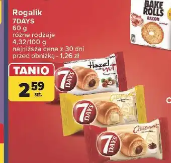 Carrefour Croissant z nadzieniem o smaku spumante 7 Days oferta