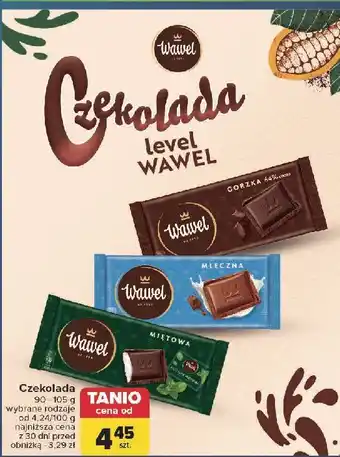 Carrefour Czekolada Wawel Gorzka oferta