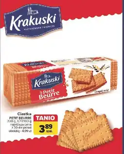 Carrefour Herbatniki petit beurre Krakuski oferta