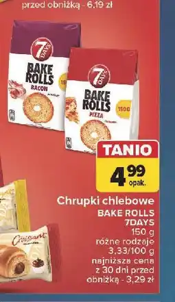 Carrefour Bake rolls pizza 7 Days Rolls oferta