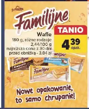 Carrefour Wafle kokosowe Jutrzenka Familijne oferta