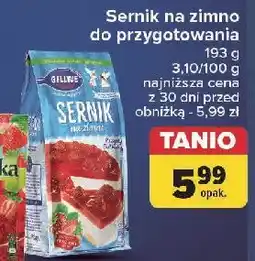 Carrefour Sernik na zimno Gellwe oferta