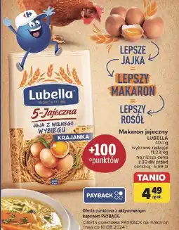 Carrefour Makaron 5-jaj krajanka Lubella Jajeczna oferta