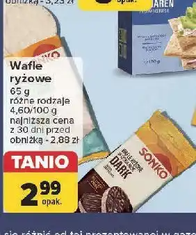 Carrefour Wafle ryżowe w polewie jogurtowej Sonko oferta