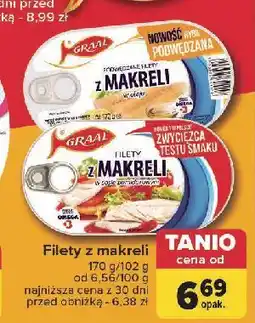 Carrefour Filety z makreli w oleju Graal oferta