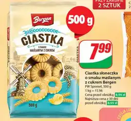 Dino Ciastka słoneczka o smaku maślanym z cukrem Bergen PW Spomet, 500 g oferta