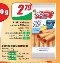 Rurki waflowe maślane Milanea Lumar, 100 g