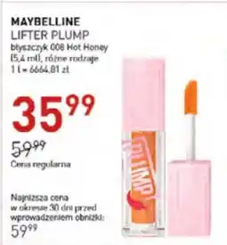 Jawa Drogerie Błyszczyk Maybelline oferta