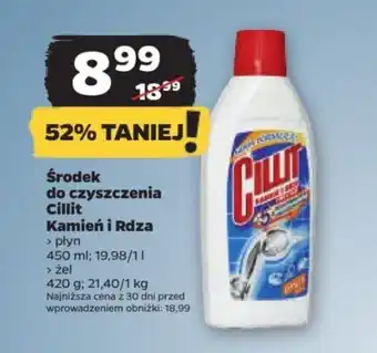 Netto Środek do czyszczenia Cillit Kamień i Rdza: płyn 450 ml / żel 420 g oferta