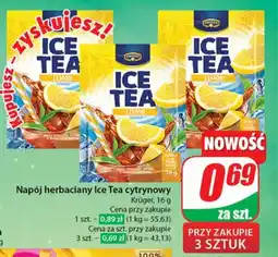 Napój herbaciany Ice Tea cytrynowy Krüger, 16 g