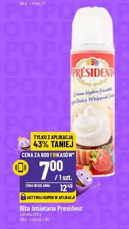 Polomarket Bita śmietana w sprayu President oferta