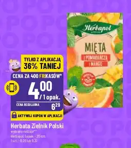 Polomarket Herbata mięta z pomarańczą i mango Herbapol oferta