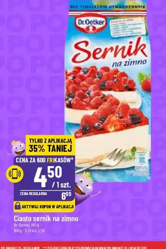 Polomarket Sernik na zimno Dr. oetker oferta