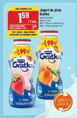 Polomarket Napój mleczny brzoswkiniowy Danone gratka oferta