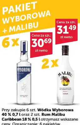 Pakiet Wyborowa + Malibu