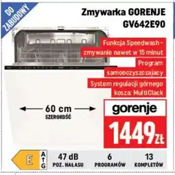 Neopunkt Zmywarka GORENJE GV642E90 oferta