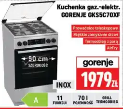 Neopunkt Kuchenka gaz-elektr. Gorenje GKS5C70XF oferta