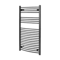 Castorama Grzejnik łazienkowy Flomasta Profil 110 x 60 cm czarny oferta