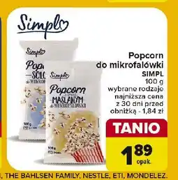 Carrefour Market Popcorn solony Simpl oferta
