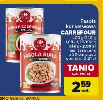 Carrefour Market Fasola biała Carrefour oferta