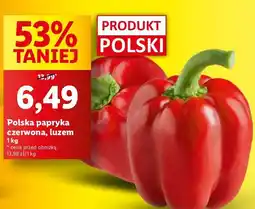 Lidl Papryka czerwona polska oferta