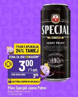 Piwo Specjal Jasne Pełne