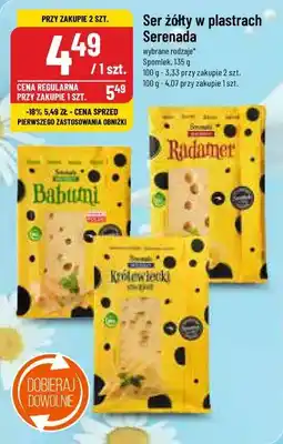 Polomarket Ser żółty w plastrach Serenada oferta