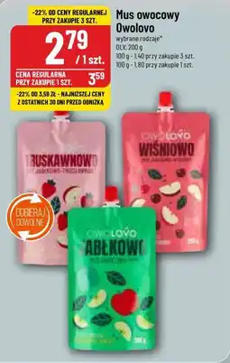 Polomarket Mus owocowy Owolovo oferta
