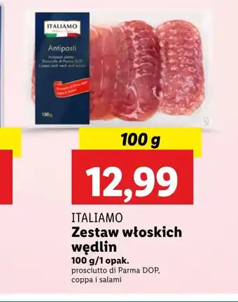 Lidl Zestaw wędlin Italiamo oferta