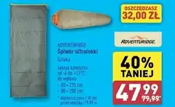 ALDI Śpiwór Adventuridge oferta