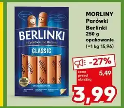 Kaufland Berlinki Classic Kiełbasa 250 g oferta