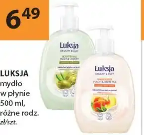 Drogerie Laboo Luksja Creamy & Soft Kremowe mydło w płynie wygładzające róża i proteiny mleka 500 ml oferta