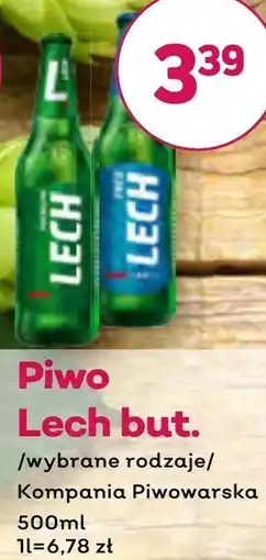 Społem Lech Premium Piwo jasne 500 ml oferta