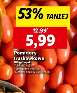 Lidl Pomidory truskawkowe oferta