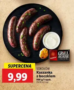 Lidl Kaszanka z boczkiem i cebulką Sokołów Grill House oferta