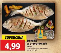 Lidl Dorada do piekarnika z warzywami kolendrą i masełkiem czosnkowym Mirko oferta