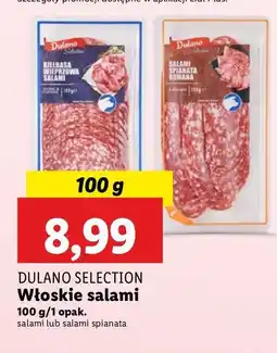 Lidl Salami włoskie Dulano Selection oferta