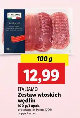Lidl Zestaw wędlin włoskich Italiamo oferta