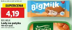 Lidl Lód choco intense Algida Big Milk oferta
