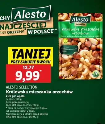 Lidl Mieszanka orzechów królewska Alesto oferta