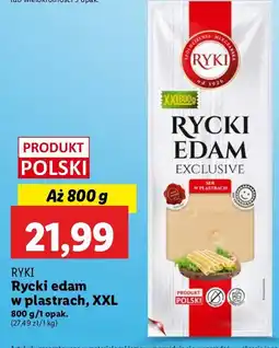 Lidl Ser rycki edam Ryki oferta