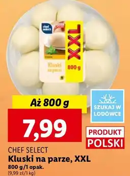 Lidl Kluski na parze Chef Select oferta