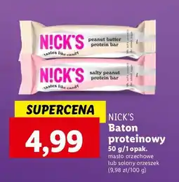 Lidl Baton salty peanut N!Ck's oferta