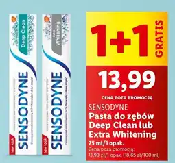 Lidl Pasta do zębow Sensodyne Whitening oferta