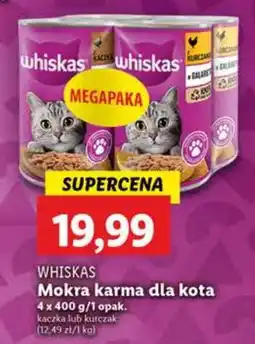Lidl Karma dla kota kurczak i kaczka Whiskas oferta