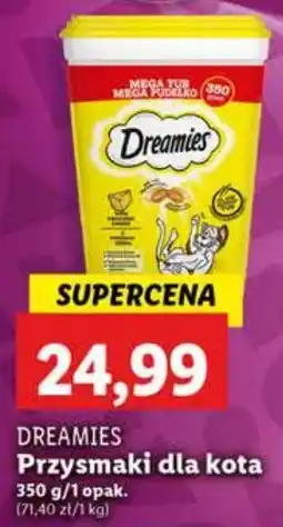 Lidl Przysmak dla kota z serem Dreamies oferta