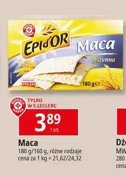 Maca pszenno-żytnia Wiodąca marka epi d'or