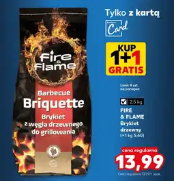 Kaufland Brykiet drzewny Fire & Flame oferta
